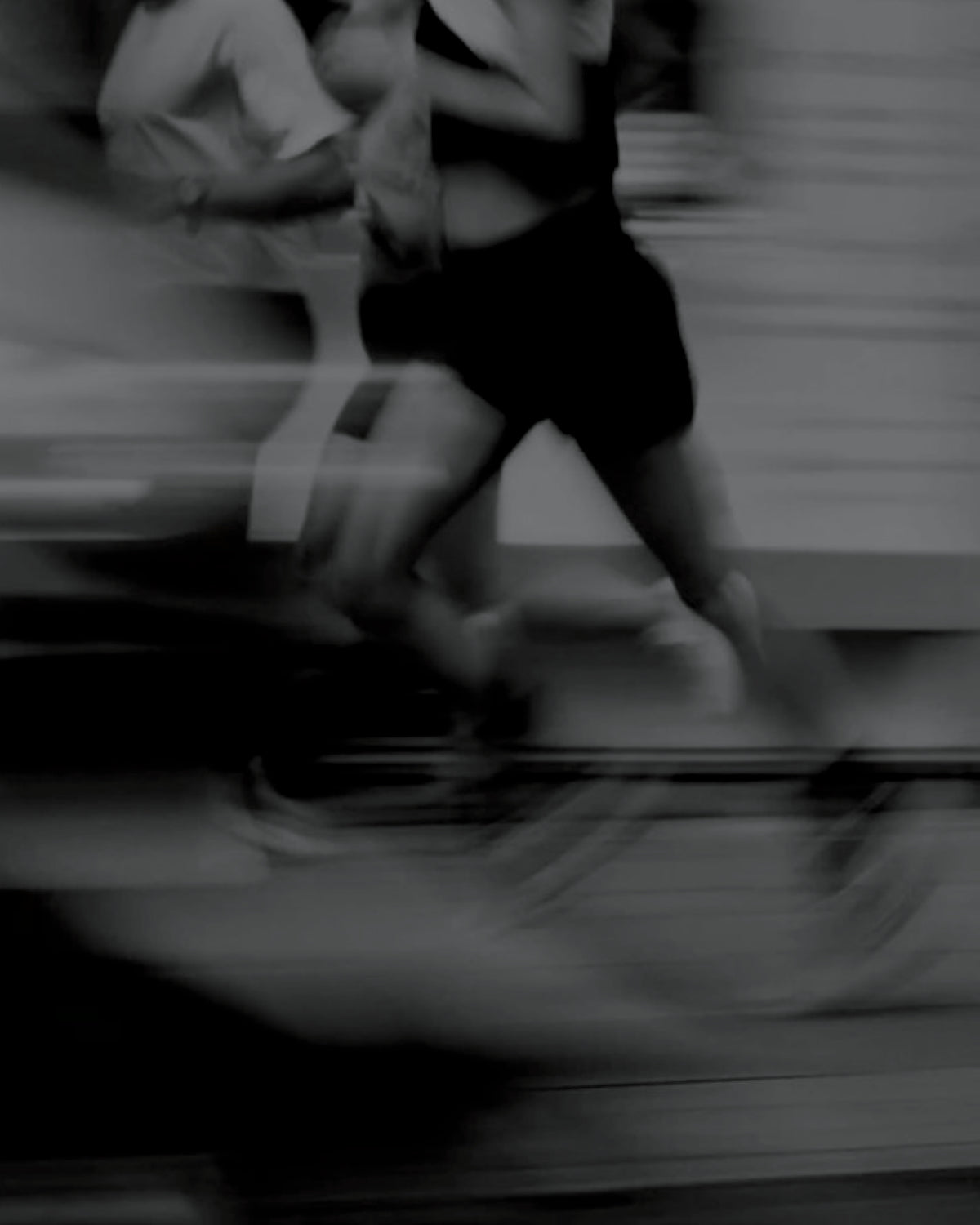 An athlete running, from the Easy Prep brand imagery.