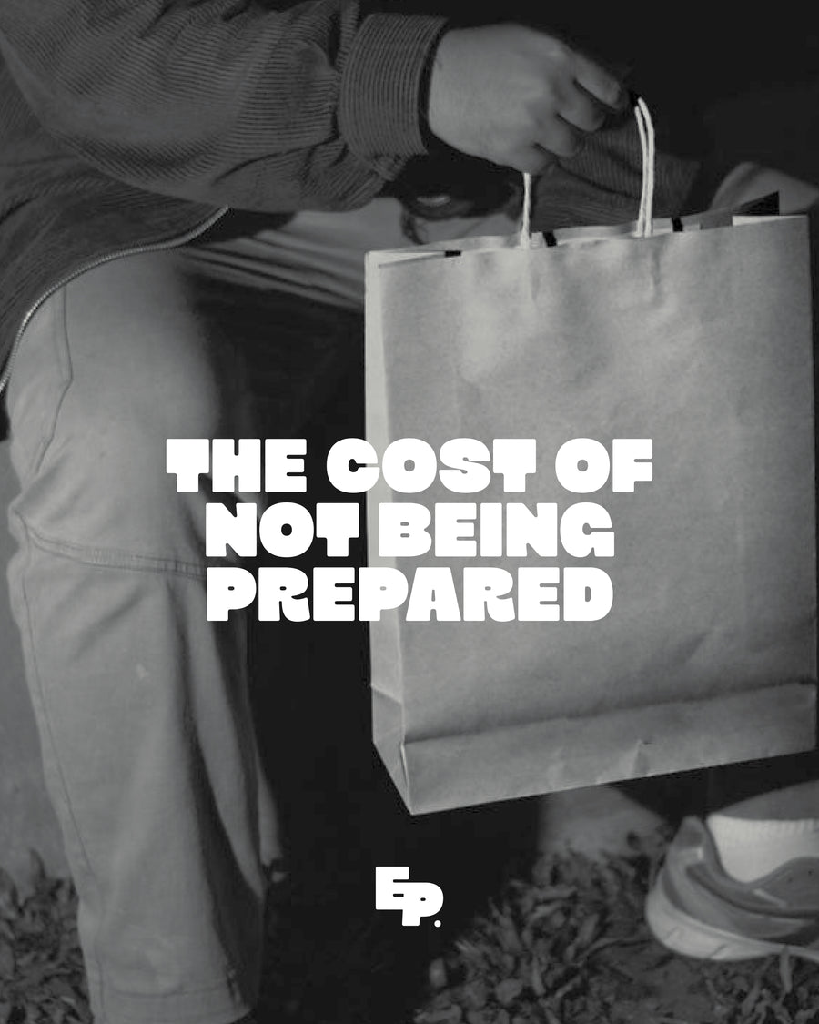 The cost of not being prepared
